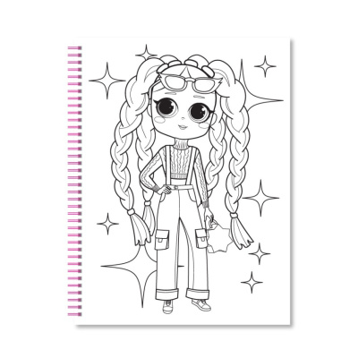Дитяча розмальовка з олівцями "Coloring fun" НТ-39-01, 24 аркуши