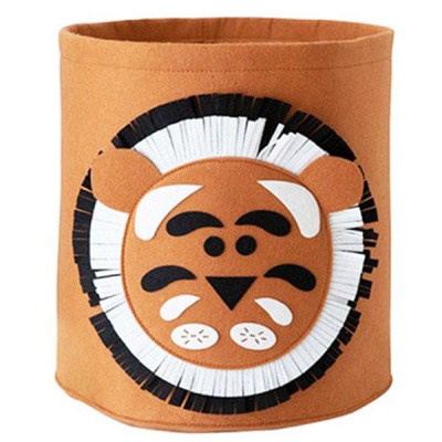 Кошик для іграшок тканинний Лев (коричневий) MIC BT-TB-0030