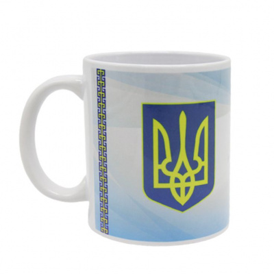 Чашка Ukraine - прапор та герб MiC PS246