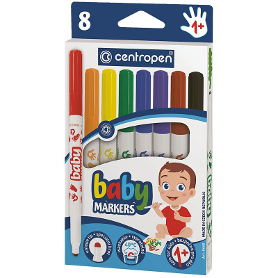 Фломастери 8660 Baby, набір 8 шт. Centropen 8660/08