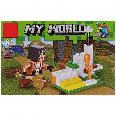 Конструктор дитячий "Minecraft" 66117-7, 38 деталей