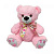 Мʼяка іграшка Ведмедик 30 см (РОЖЕВИЙ) Копиця 00705