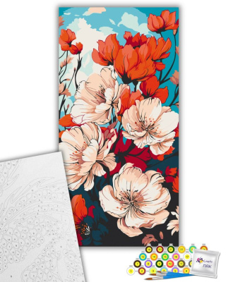 Картина по номерах Весняний цвіт 40х80 см Art Craft 13071-AC