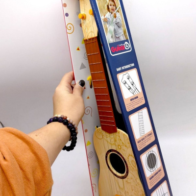Гітара зі струнами (БЕЖЕВИЙ) YG Toys 898-45
