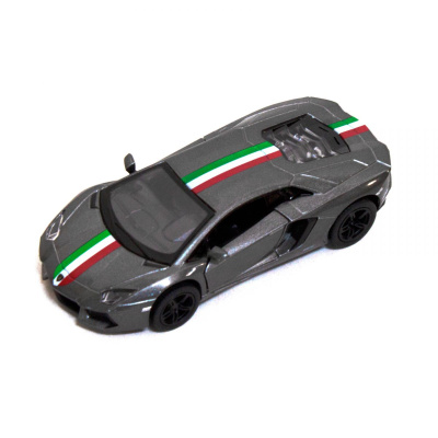 Машинка KINSMART Lamborghini Aventador LP 700-4 (сіра) Kinsmart KT5355FW
