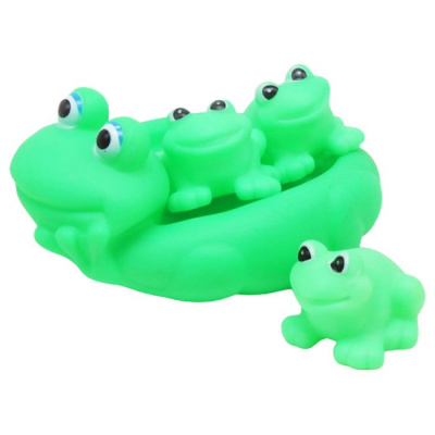 Набір іграшок для ванної Жабенята, 4 шт Bibi Toys 760851BT