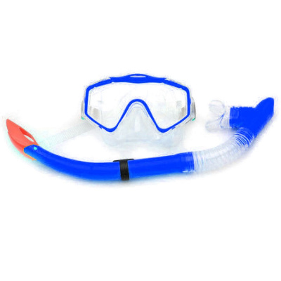 Маска і трубка Mask and Snorkel, синій MiC M118S7