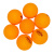 М'ячі для настільного тенісу MS 2201-1(Orange) 100 штук, 40 мм
