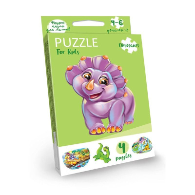 Дитячі пазли Діно Dankotoys PFK-05,06,07,08,09...12