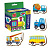 Гра розвиваюча (набір магнітів) Транспорт Vladi Toys VT3106-35
