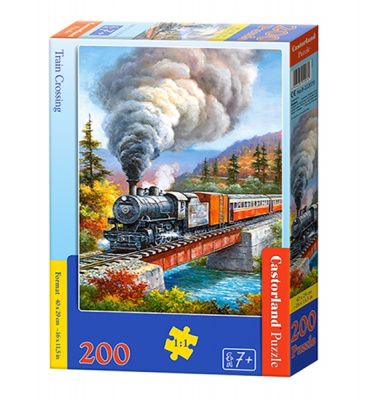Пазли Поїзд, 200 елементів Castorland B-222070