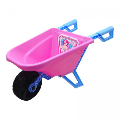 Дитяча тачка, пластикова, 58 см (рожева) Maximus 5513