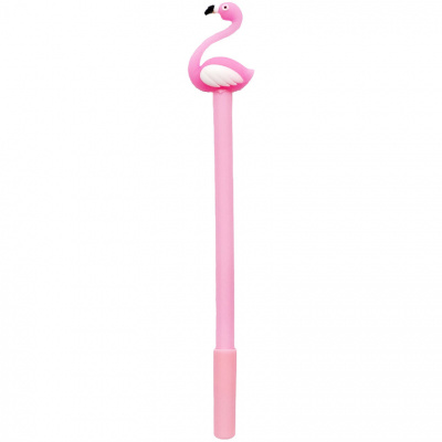 Ручка гелева 6023 "Фламінго"1 шт.  Рожевий