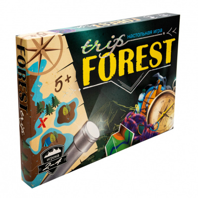 Настільна Гра-бродилка Trip Forest 30553 ігрове поле, 4 фішки, кубик