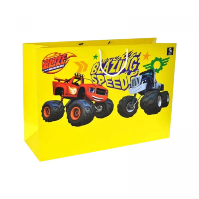 Пакет паперовий XL Блиск і диво-машини р.50x35x17 см qbee QB004-303