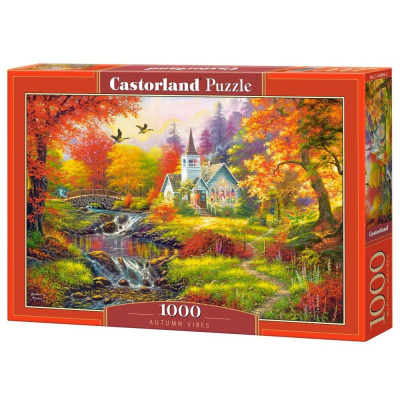 Пазли Осінній настрій, 1000 елементів Castorland C-104994