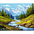 Картина за номерами "Струмок в горах" KHO2899 40х50 см