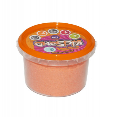 Кінетичний пісок KidSand, помаранчевий, 600 г Dankotoys KS-01-05