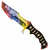 Ніж Мисливський CS GO (Marble Fade) Сувенир-Декор HUN-R