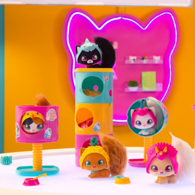 Дитячий ігровий набір "Кошеня Джинджер" QT Kitties 450001-5 фігурка, будиночок, аксесуари