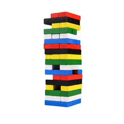 Настільна гра "TOWER MINI" 31064, 54 бруска, кубик