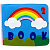 Мʼяка книжка-бізіборд Веселка, пальчикові ігри, шнурівка, сортер MIC C70903