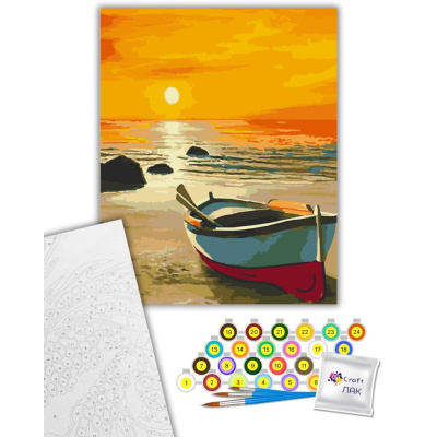 Картина по номерах Захід сонця 40х50 см Art Craft 504023-NC