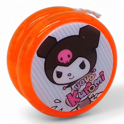 Йо-йо з підсвічуванням аніме Куромі (Kuromi), помаранчевий MIC MS-24-683