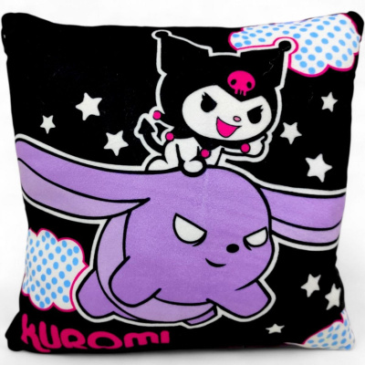 Подушка з принтом аніме Sanrio - Куромі (Kuromi), 30 см Kinder Toys 00387-1