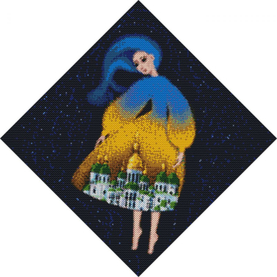 Алмазна мозаїка Берегиня Софіївська ©mosyakart 40х40см Ідейка AMO7240
