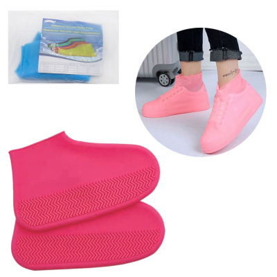 Чохли-бахіли силіконові, М (35-41), рожевий MiC NN101