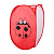 Кошик-сітка для іграшок 10-76(Red) з малюнком, 48х25 см
