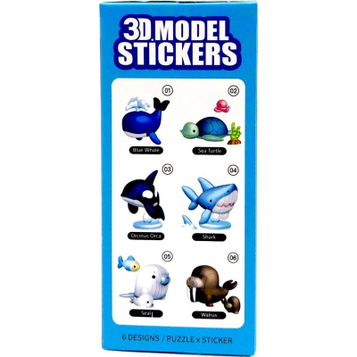 Pintietie 3D КОНСТРУКТОР-СЮРПРИЗ МОРСЬКІ ТВАРИНИ Pintietie PTA0202S