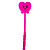 Паличка світяшка Серце Емодзі (МАЛИНОВА) MIC PR2243
