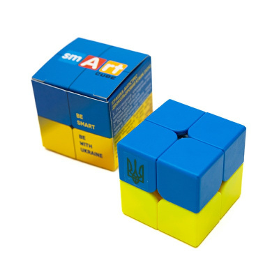Головоломка Розумний кубик 2х2х2 "Прапор України" SCU222 (Bicolor Smart Cube 2x2x2 "Ukraine")