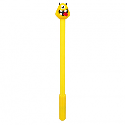 Дитяча гелева ручка "Horror" A082(Yellow) синій, 16,5 см