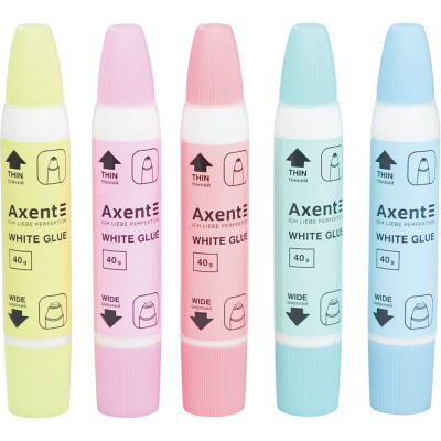 Клей ПВА з 2-ма аплікаторами, 40 г Axent 7202-A