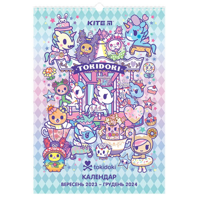 Календар-планер Tokidoki (12+4 місяців) Kite TK23-440-1