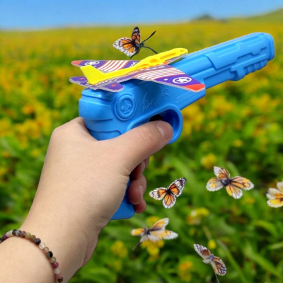 Пістолет-запускач + 2 літачки, в пакеті MIC 77177