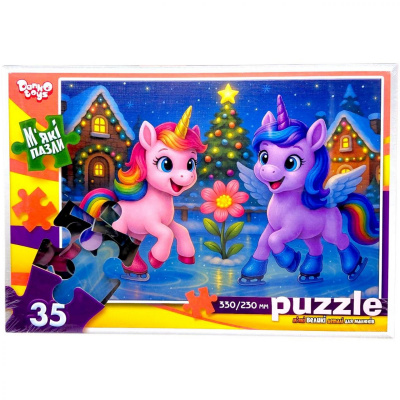 МʼЯКІ ПАЗЛИ 35 ЕЛЕМЕНТІВ (НОВОРІЧНЕ ДИВО) Dankotoys S35-11-01,02,03,04...16