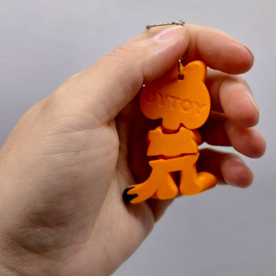 3D Брелоки HERO GARFIELD / ГАРФІЛД KEYCHAIN, 3D друк OYTOY 04008100