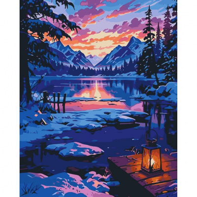 Картина по номерам Зимовий пейзаж 40х50 см Art Craft 11056-AC