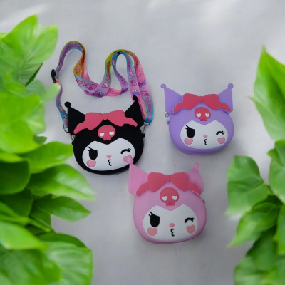 Сумочка аніме Sanrio. Kuromi (Куромі), чорна MIC C68965