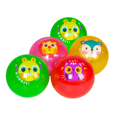 Мʼячики гумові Тваринки, 23 см, 5 штук MIC BT-PB-0206