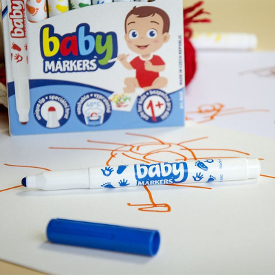 Фломастери 8660 Baby, набір 8 шт. Centropen 8660/08