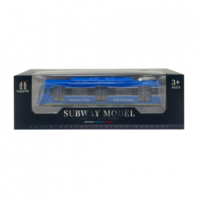 Дитячий ігровий потяг 731-27K(Blue) блакитний, світиться, 23х4х5 см