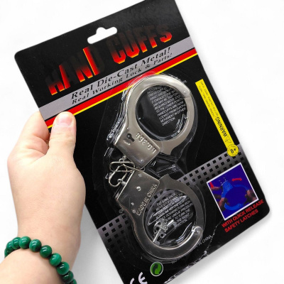 Наручники іграшкові, металеві MIC PR2360