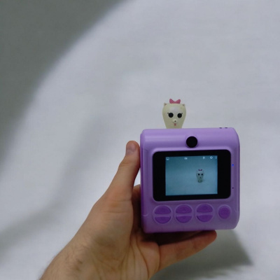 Фотоапарат-термопринтер Photo printing camera, рожевий MIC LK001