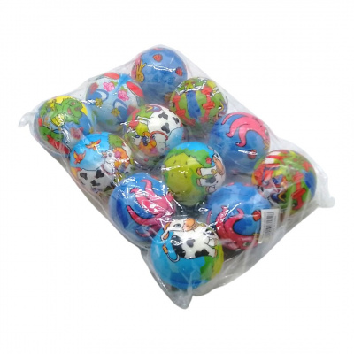 Мʼячик мʼякий Тварини, 5,5 см, 12 штук MIC MS-23-1052