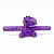 Мʼякий браслет-ломашка Динозаврик (фіолетовий) DA RUN TOYS DR5113-153966